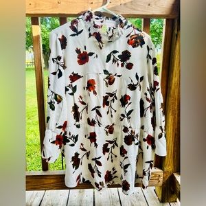 Cato Plus Size Tier Blouse High Collar Size 18/20